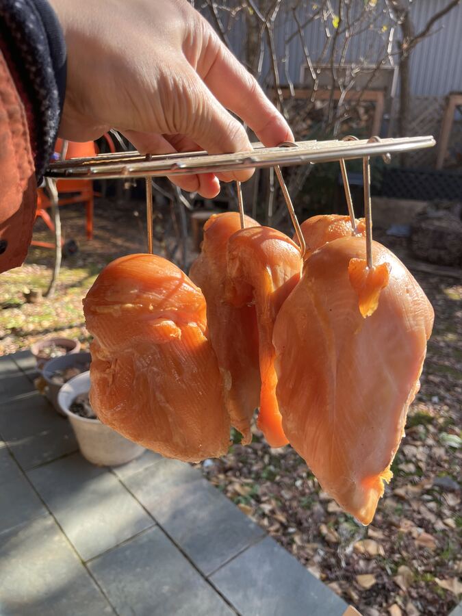 燻製した肉